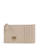 Pinko Airone Korthållare beige/grigio fumo/antique gold