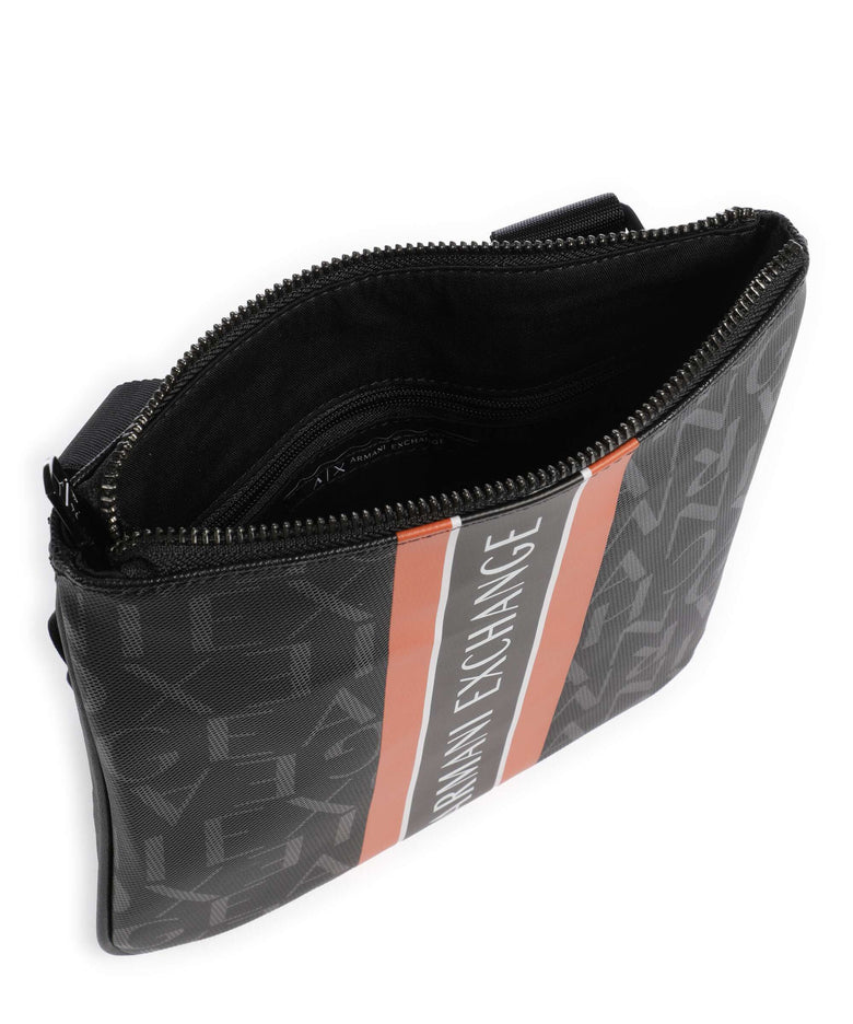Armani Exchange Crossbody bag black/orange 