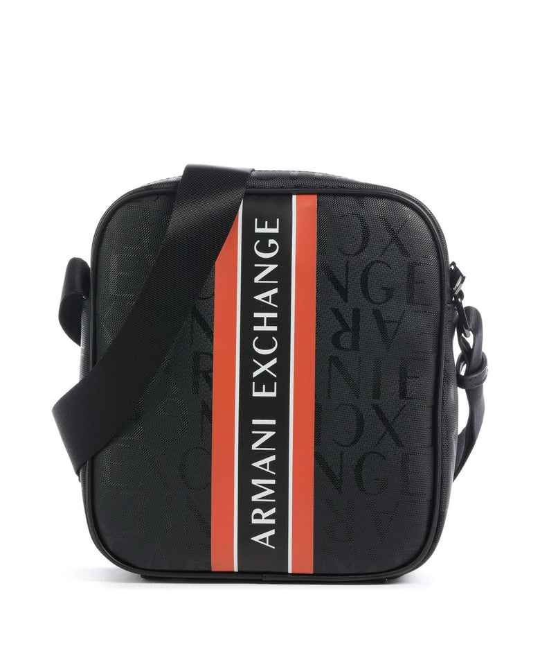 Armani Exchange Crossbody bag black/orange 
