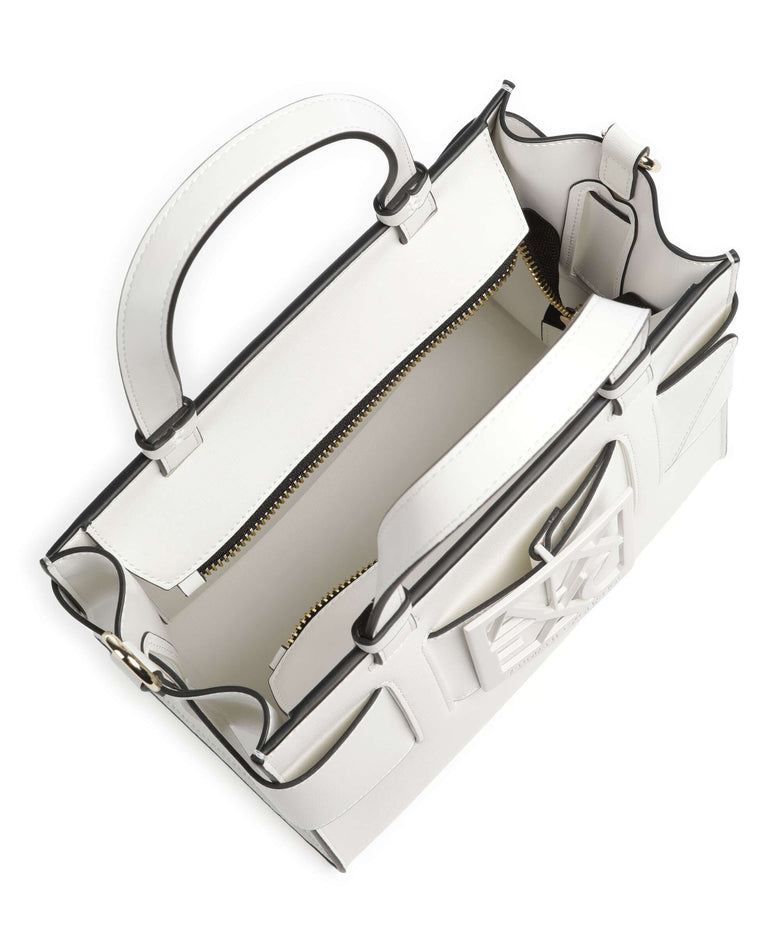 Armani Exchange Susie M Handbag optical white