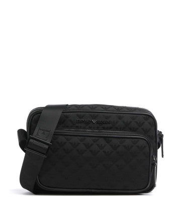 Emporio Armani Omnia Jacquard Crossover väska black