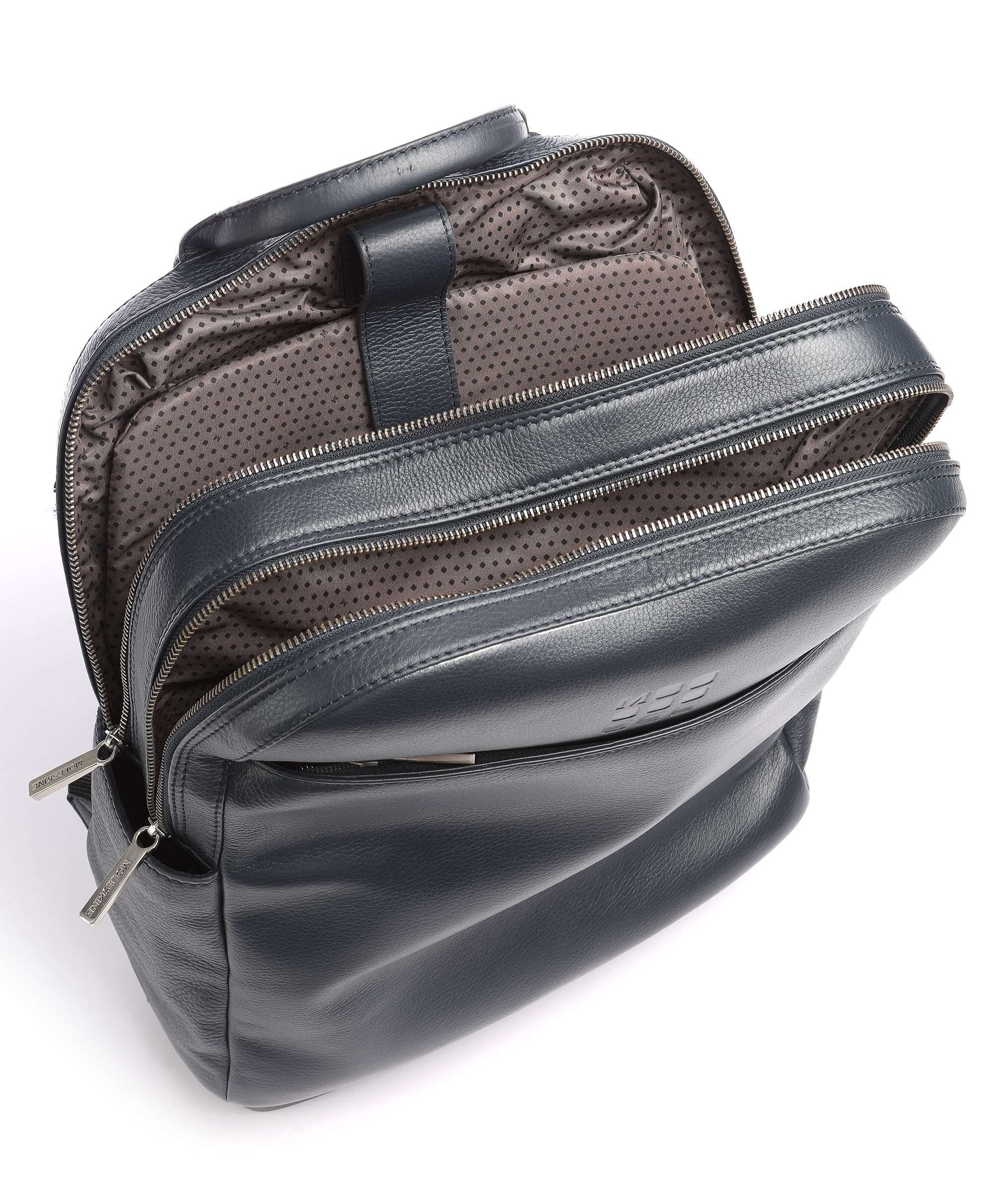 Moleskine Classic Leather Collection Backpack sapphire blue