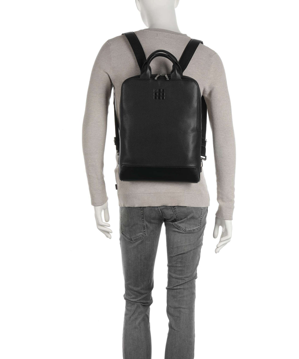 Moleskine Classic Leather Backpack schwarz