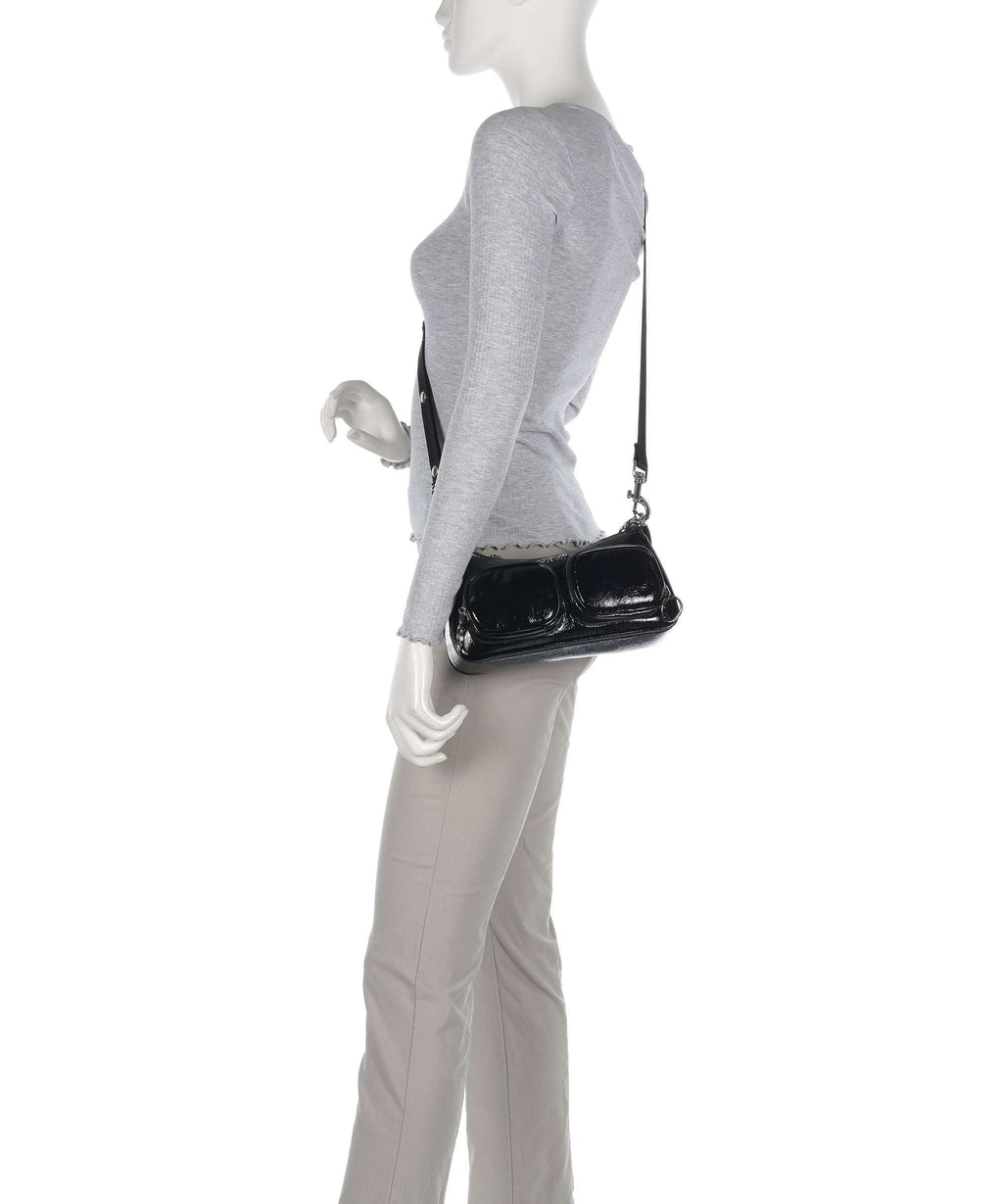 Replay Shoulder bag shiny black