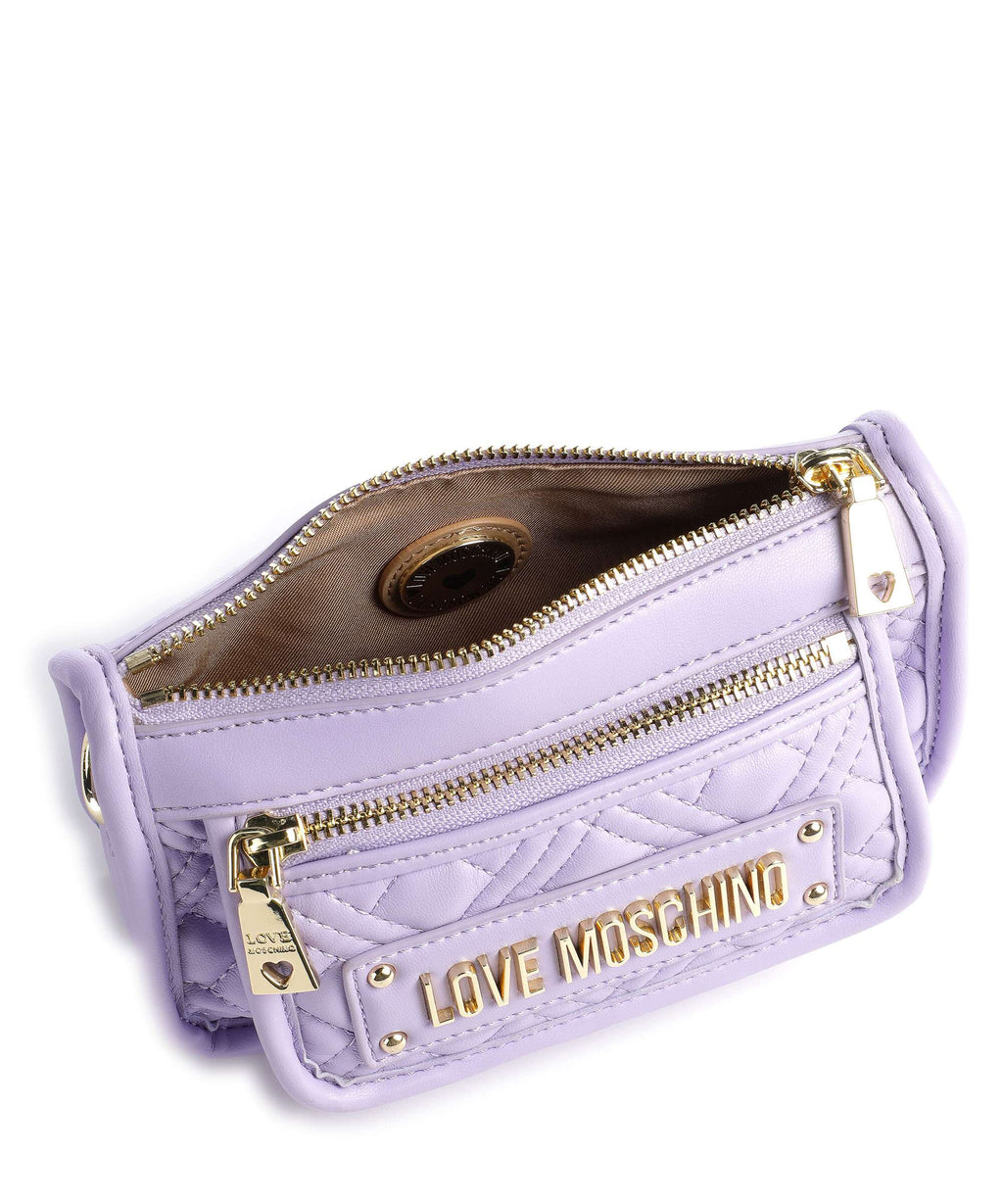 Love Moschino Quilted Shoulder bag lilla