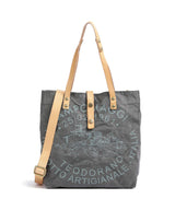 Campomaggi Shoppingväska grey/natural/peacock
