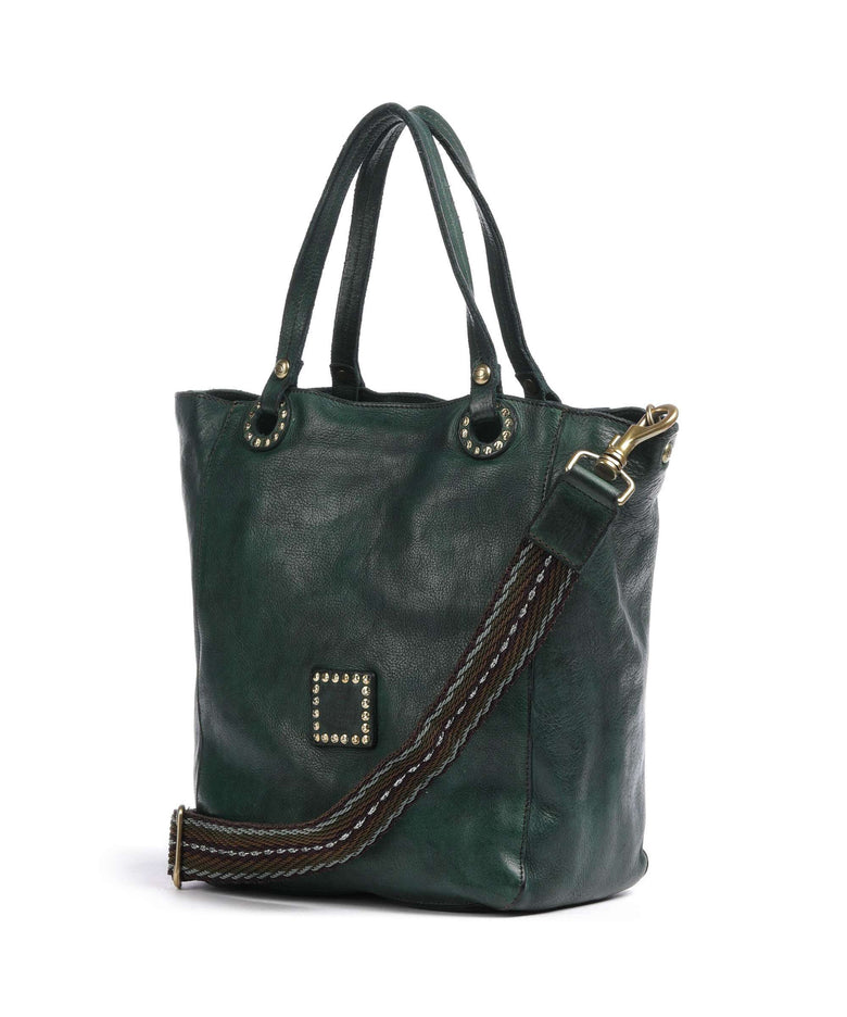Campomaggi Tote bag green bottle