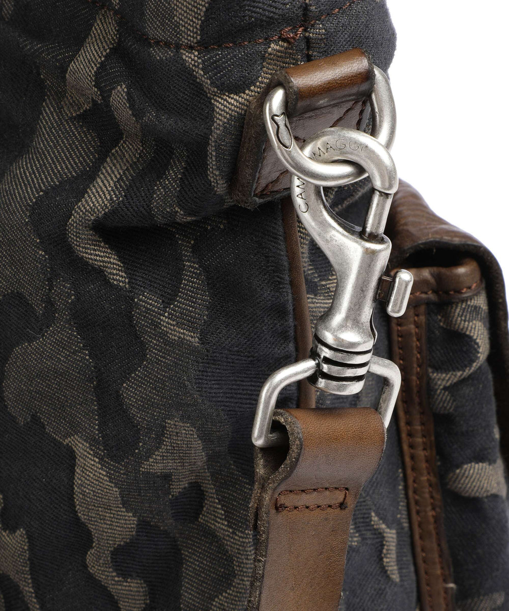 Campomaggi Backpack bag camouflage blue/verde military