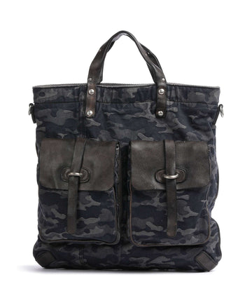 Campomaggi Ryggsäck väska camouflage blue/dark grey