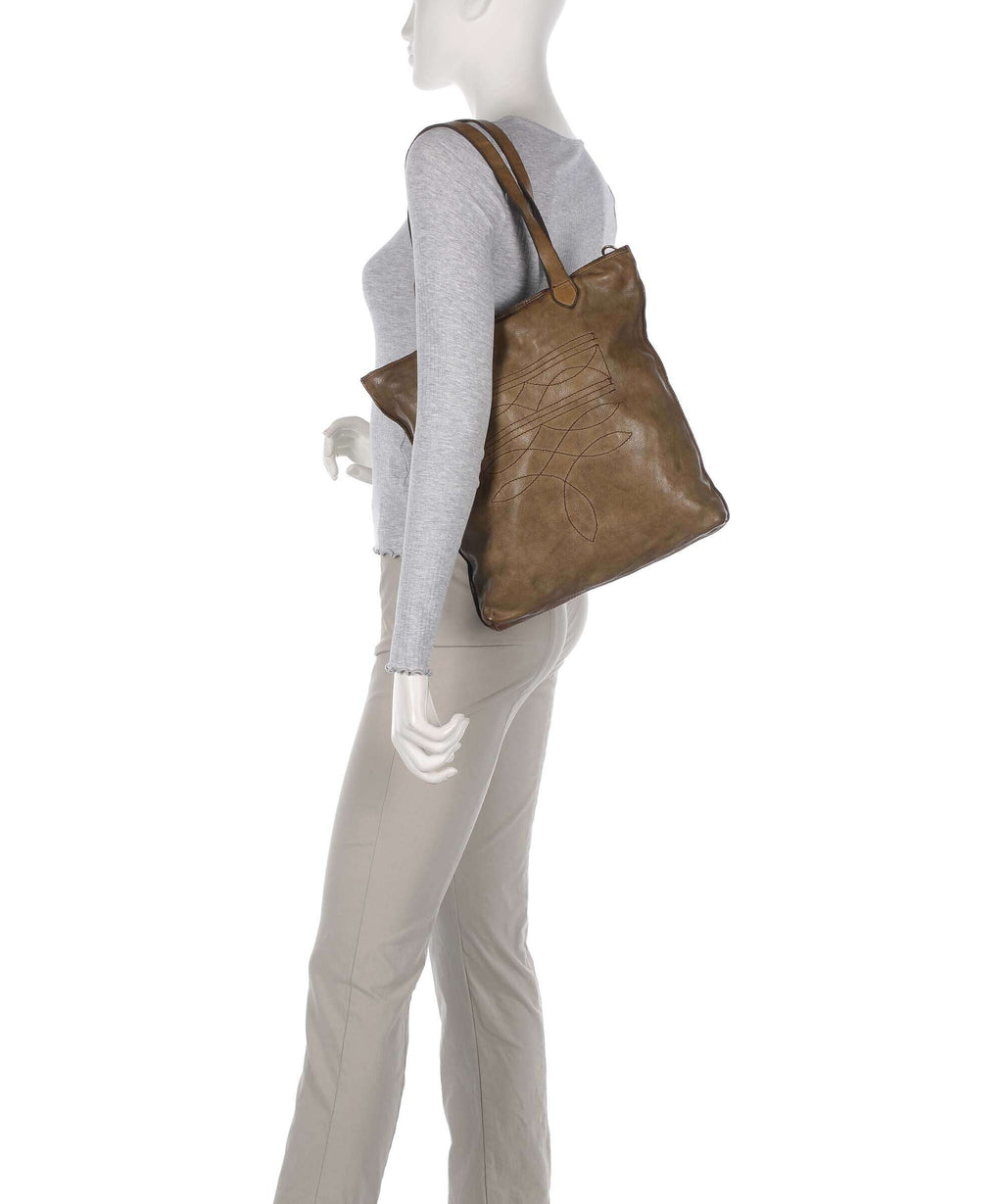 Campomaggi Tote bag verde militare