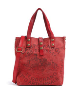 Campomaggi Handväskor beige/rosso/moro