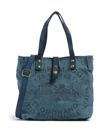 Campomaggi Handväskor beige/zaffiro/moro