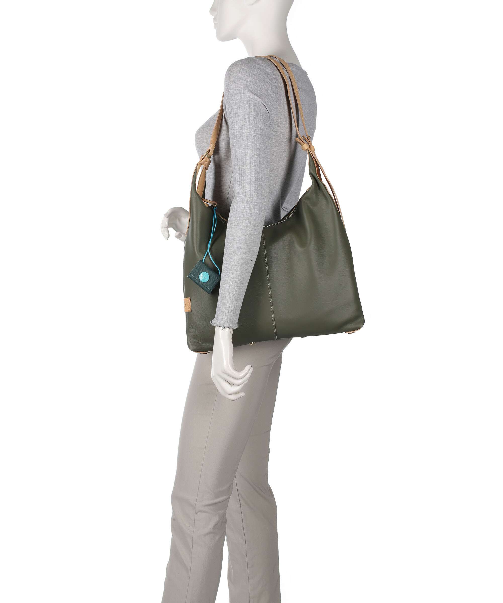Gabs Naxos Clara Hobo bag verde militare