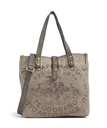 Campomaggi Handväskor beige/cement moro