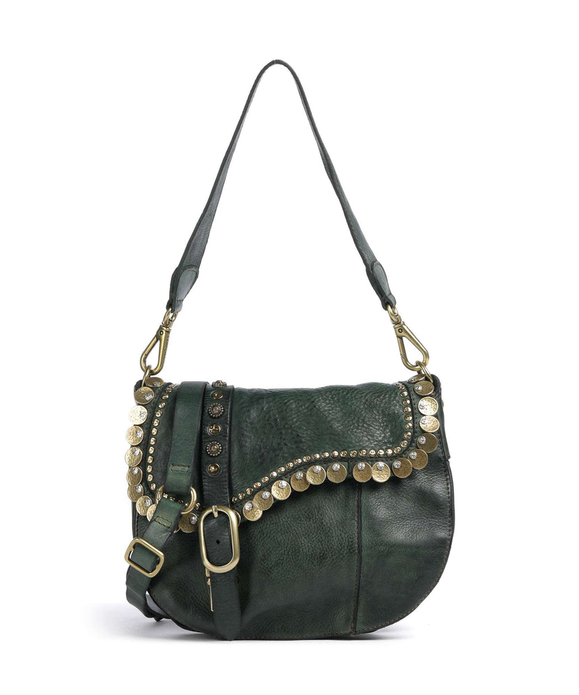 Campomaggi Shoulder bag green bottle