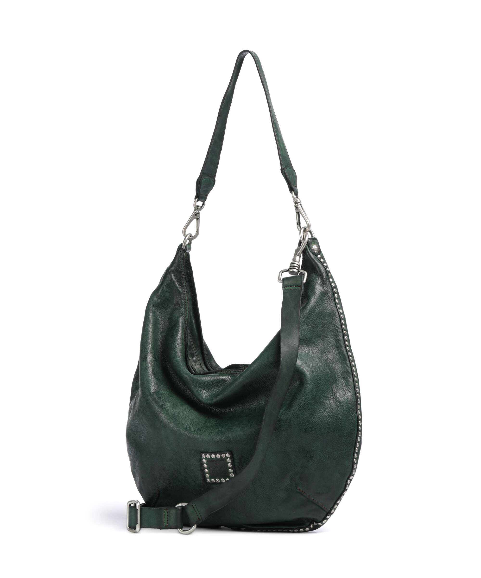 Campomaggi Hobo bag green bottle