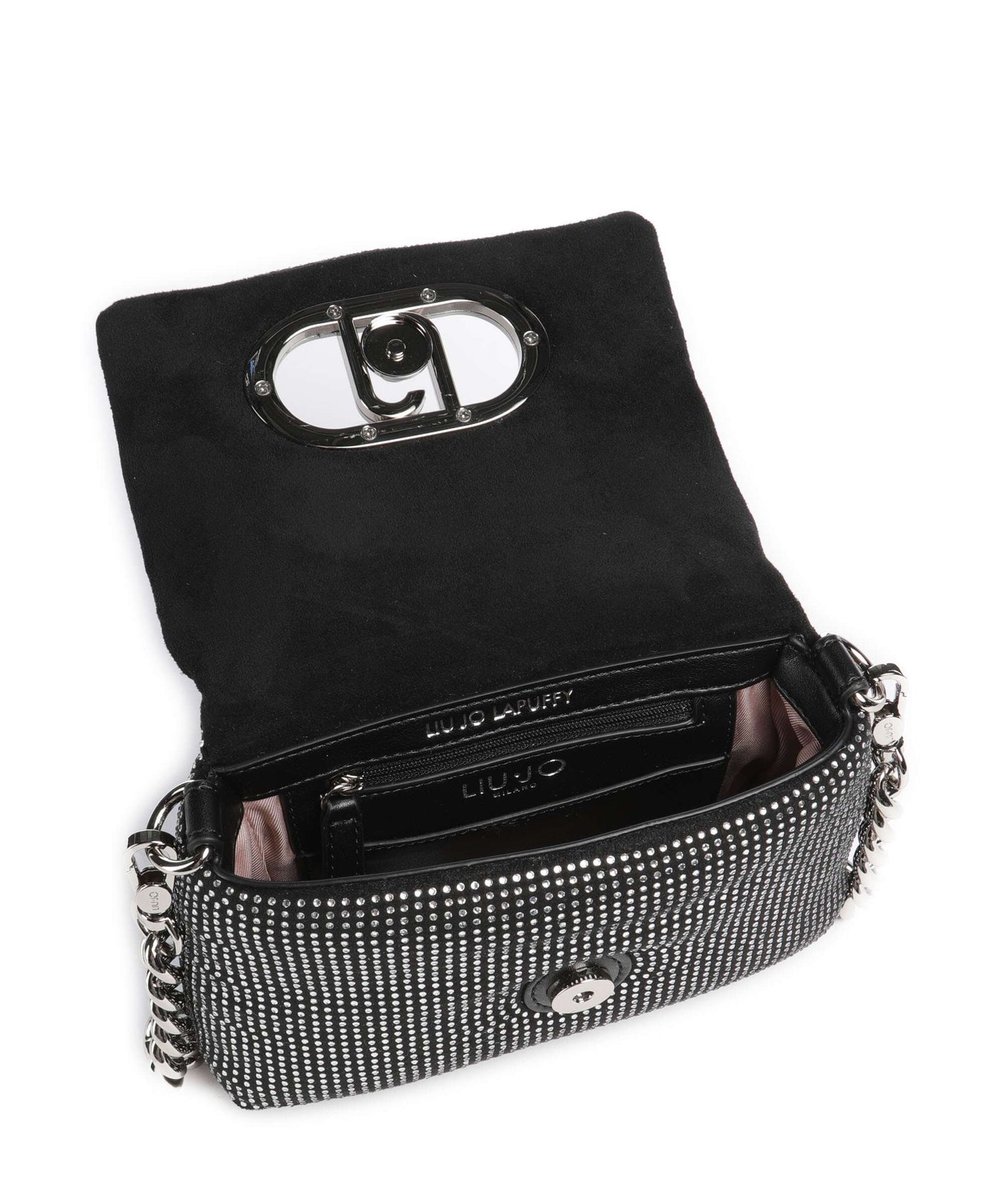 Liu Jo Icon S Shoulder bag nero/steel