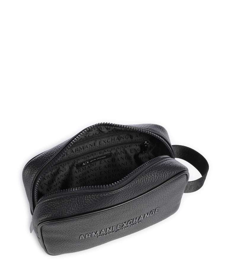 Armani Exchange Miami Toiletry bag deep navy