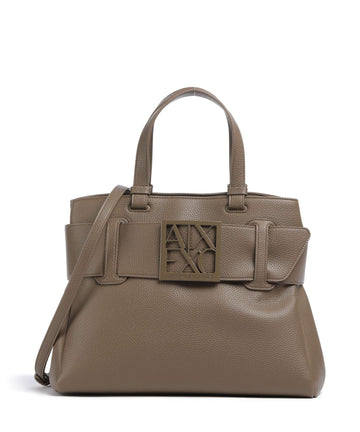 Armani Exchange Susie Soft S Handväskor dark taupe