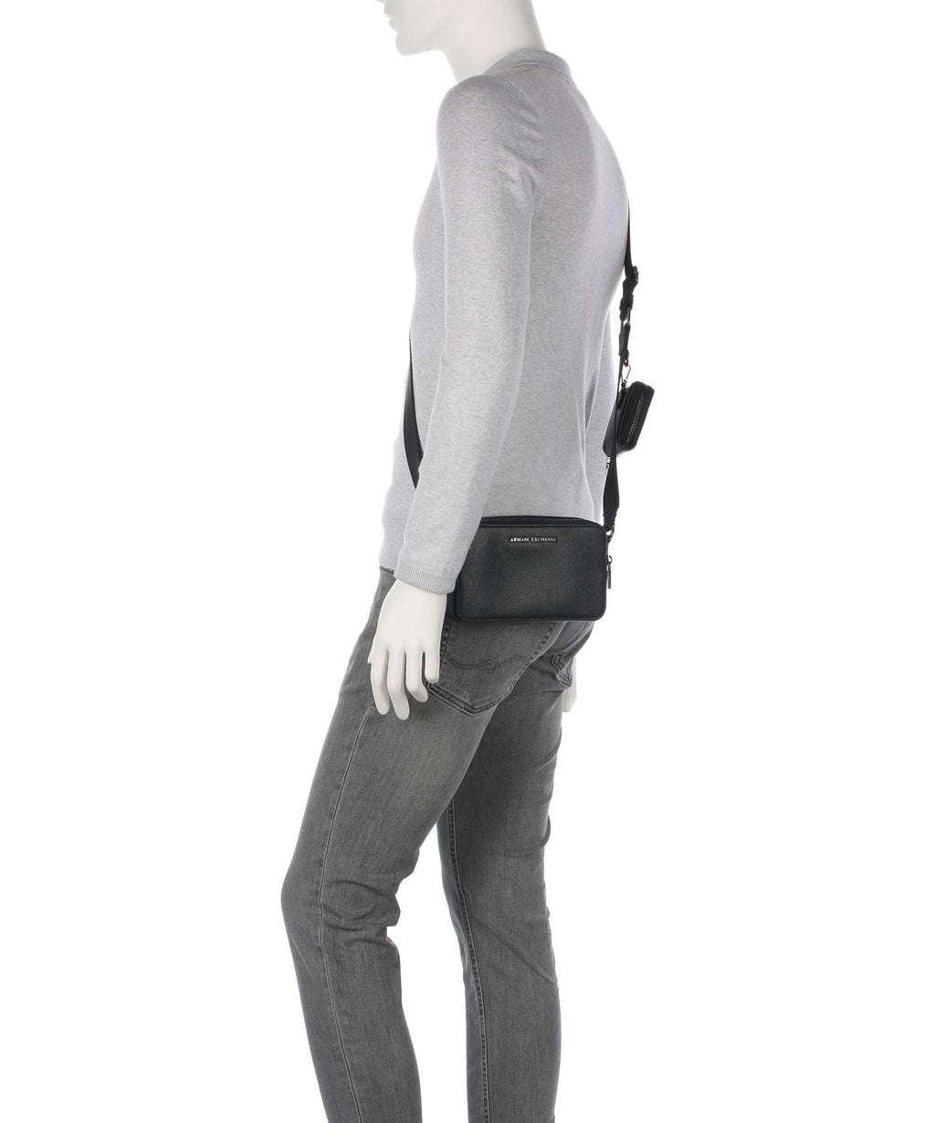 Armani Exchange Lost in Sounds Crossbody bag black