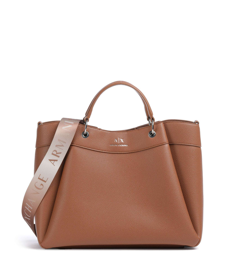 Armani Exchange Wave L Handbag whisky