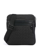 Emporio Armani Logo Jacquard Crossover väska bristol black