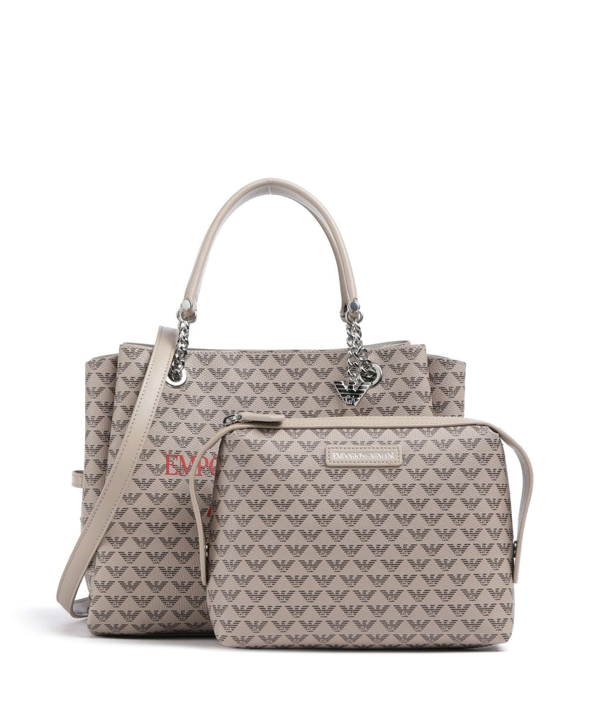 Emporio Armani Annie Handbag ecru/moro/rosso