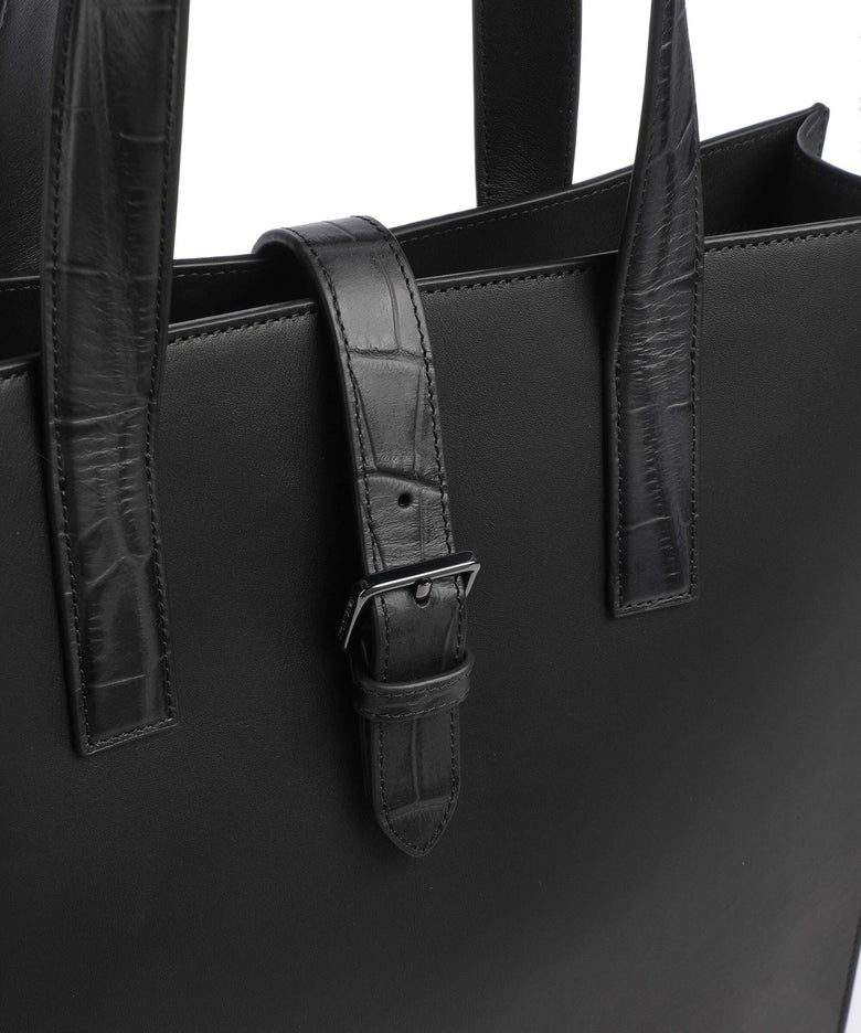 Emporio Armani Cocco Touch Handbag black beauty