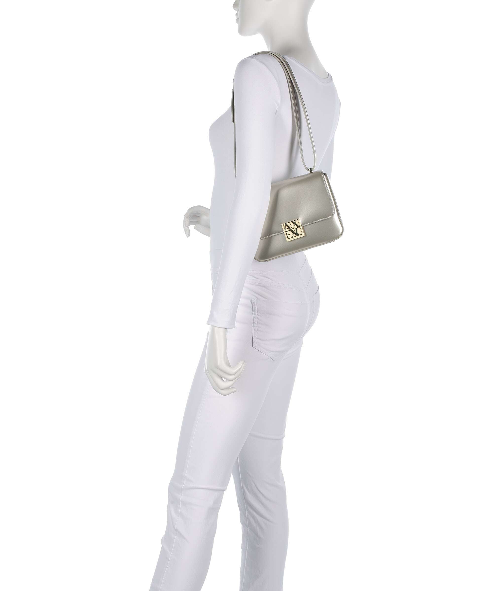 Armani Exchange Amy M Shoulder bag beige