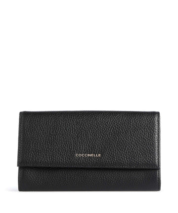 Coccinelle Metallic Soft Plånbok noir