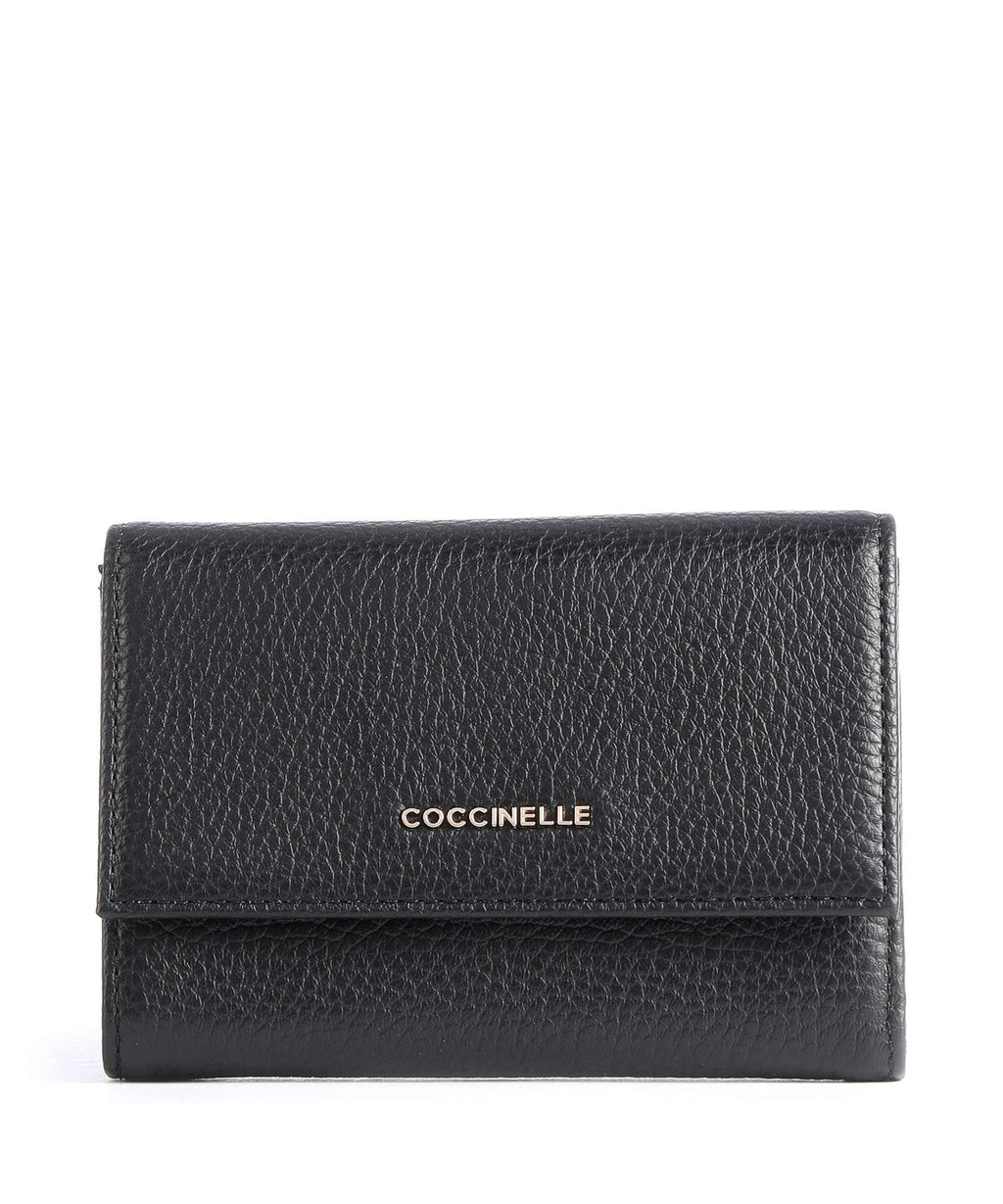 Coccinelle Metallic Soft RFID Wallet noir