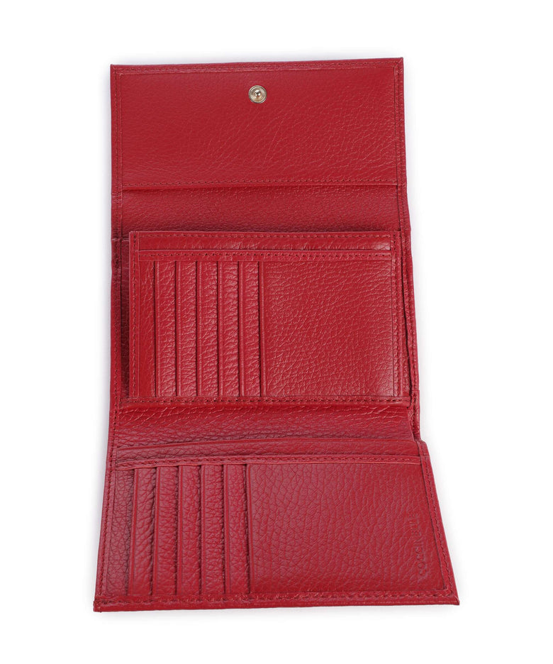 Coccinelle Metallic Soft Wallet ruby