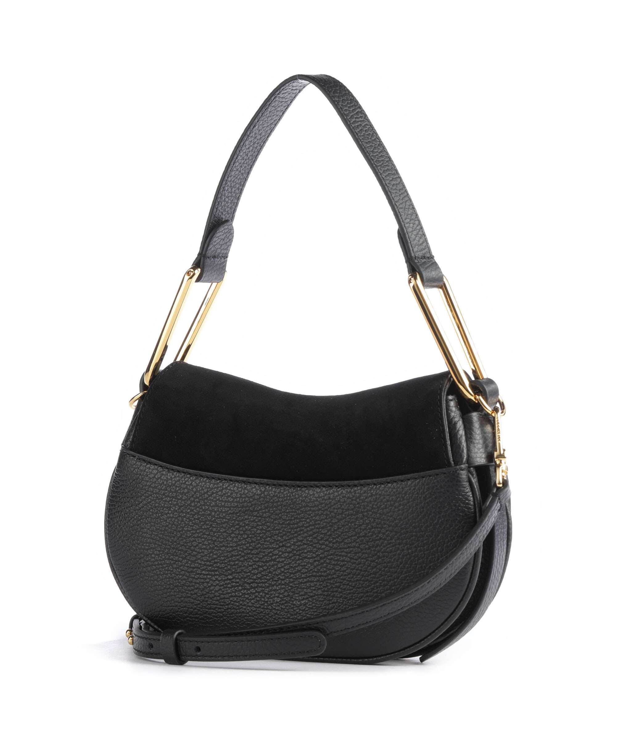 Coccinelle Magie Suede Shoulder bag noir