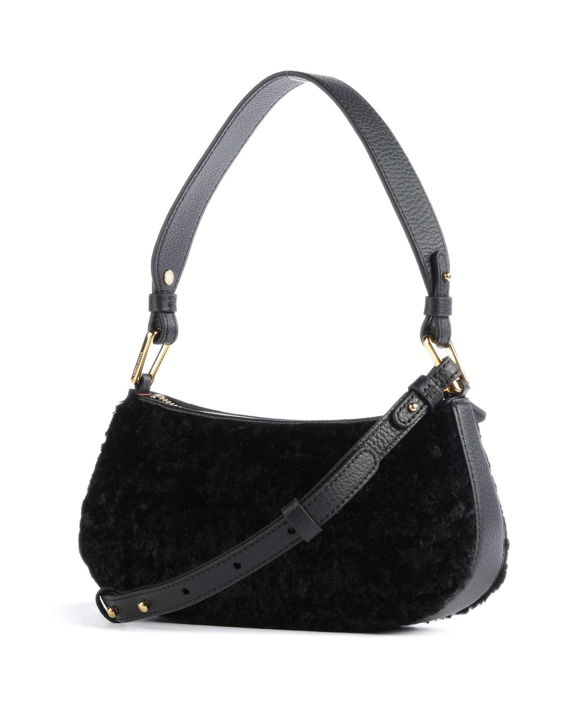 Coccinelle Merveille Astrakan Shoulder bag noir