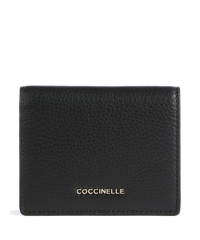 Coccinelle Metallic Soft Wallet noir