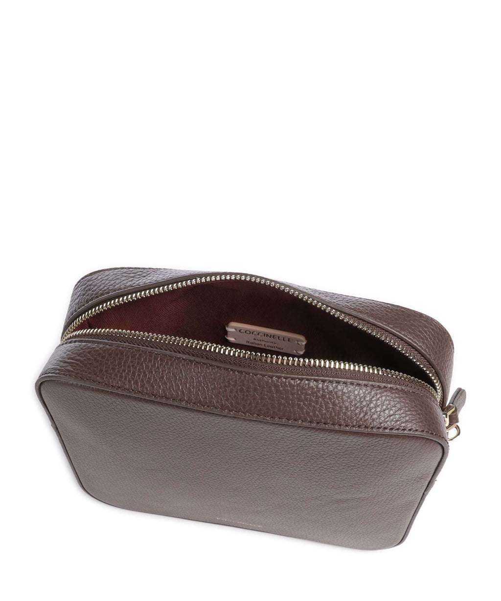 Coccinelle Tebe Crossbody bag fondant brown