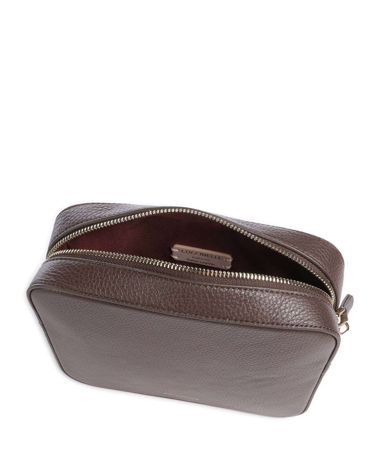 Coccinelle Tebe Crossbody bag fondant brown