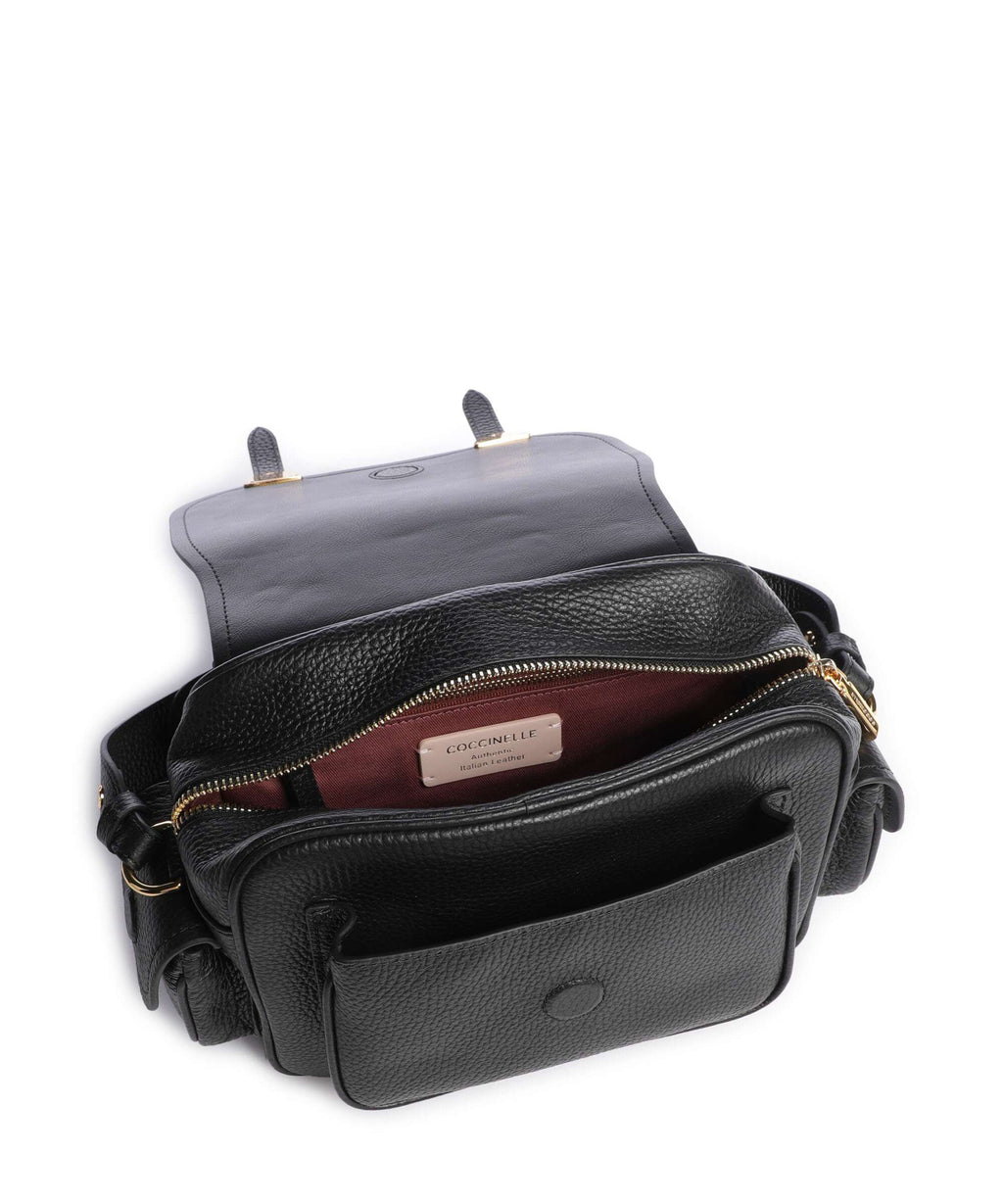 Coccinelle Campus Crossbody bag noir