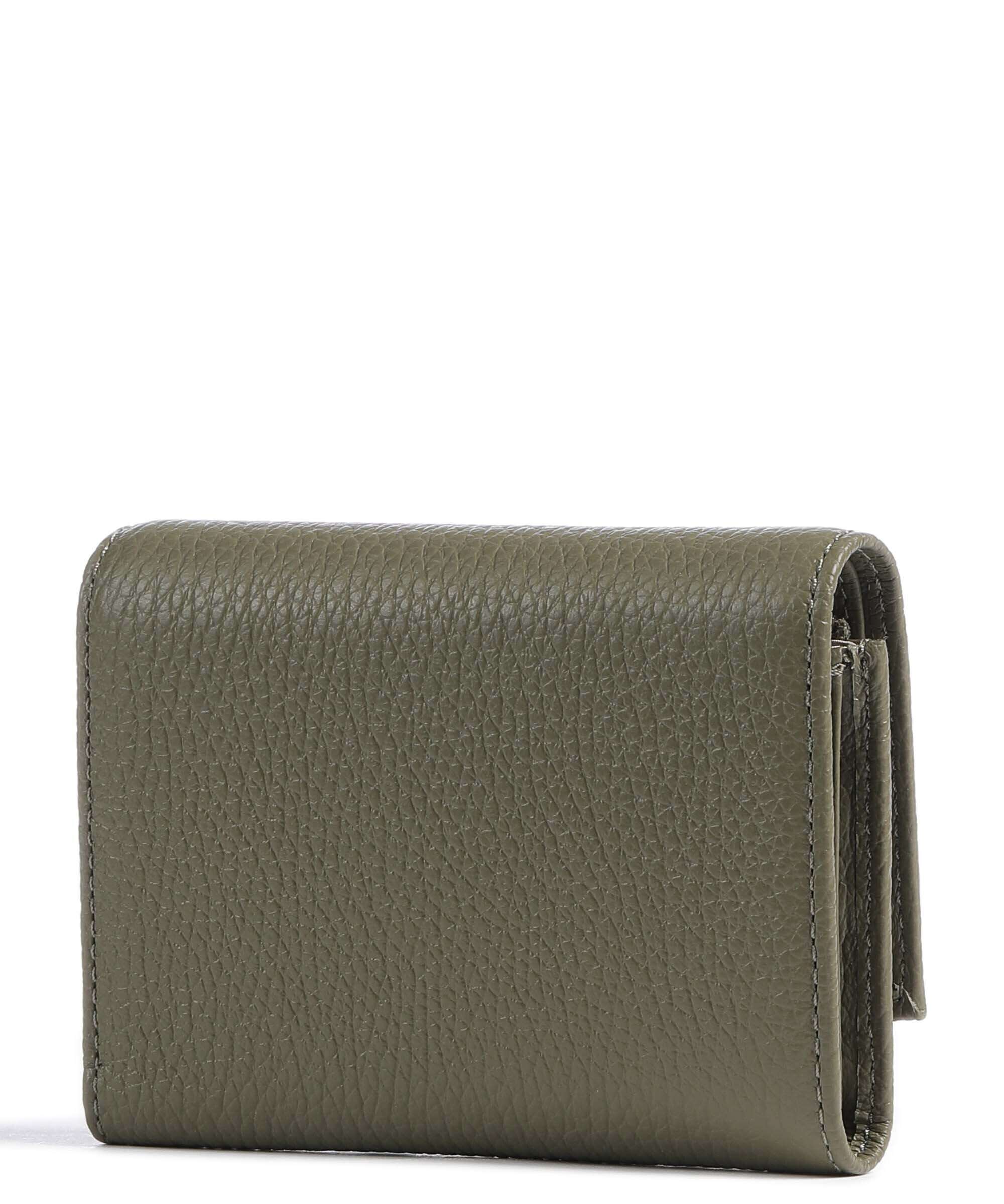 Coccinelle Metallic Soft RFID Wallet laurel green