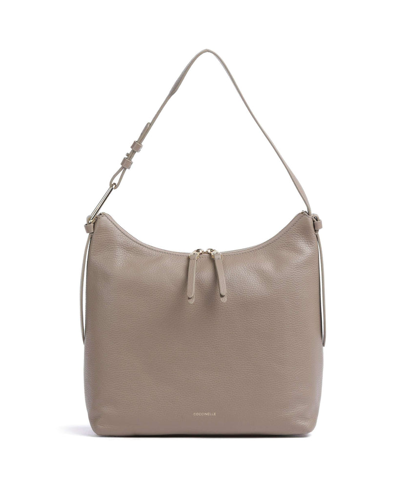 Coccinelle Malory Hobo bag warm taupe