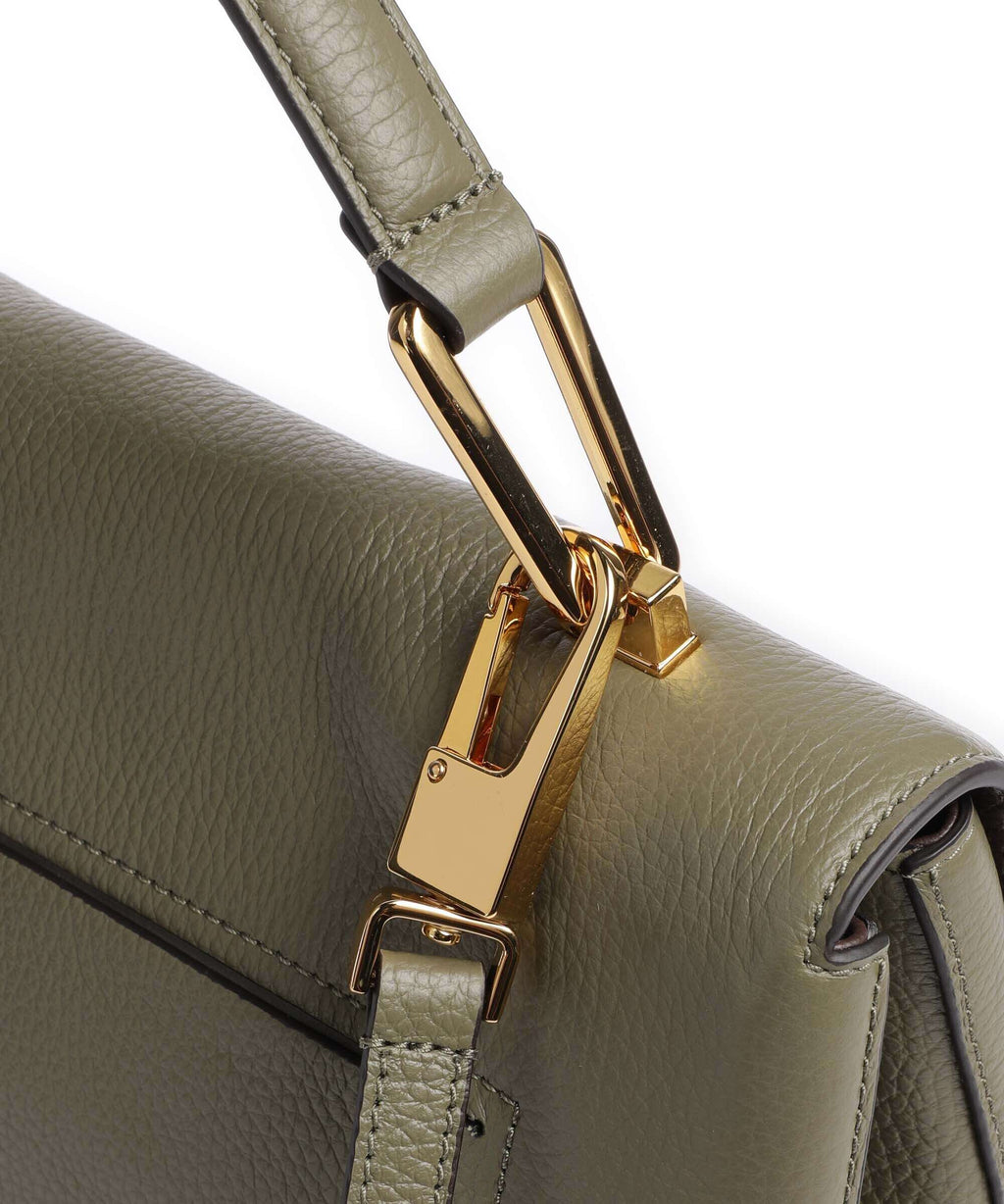 Coccinelle Liya Handbag laurel green/fondant brown