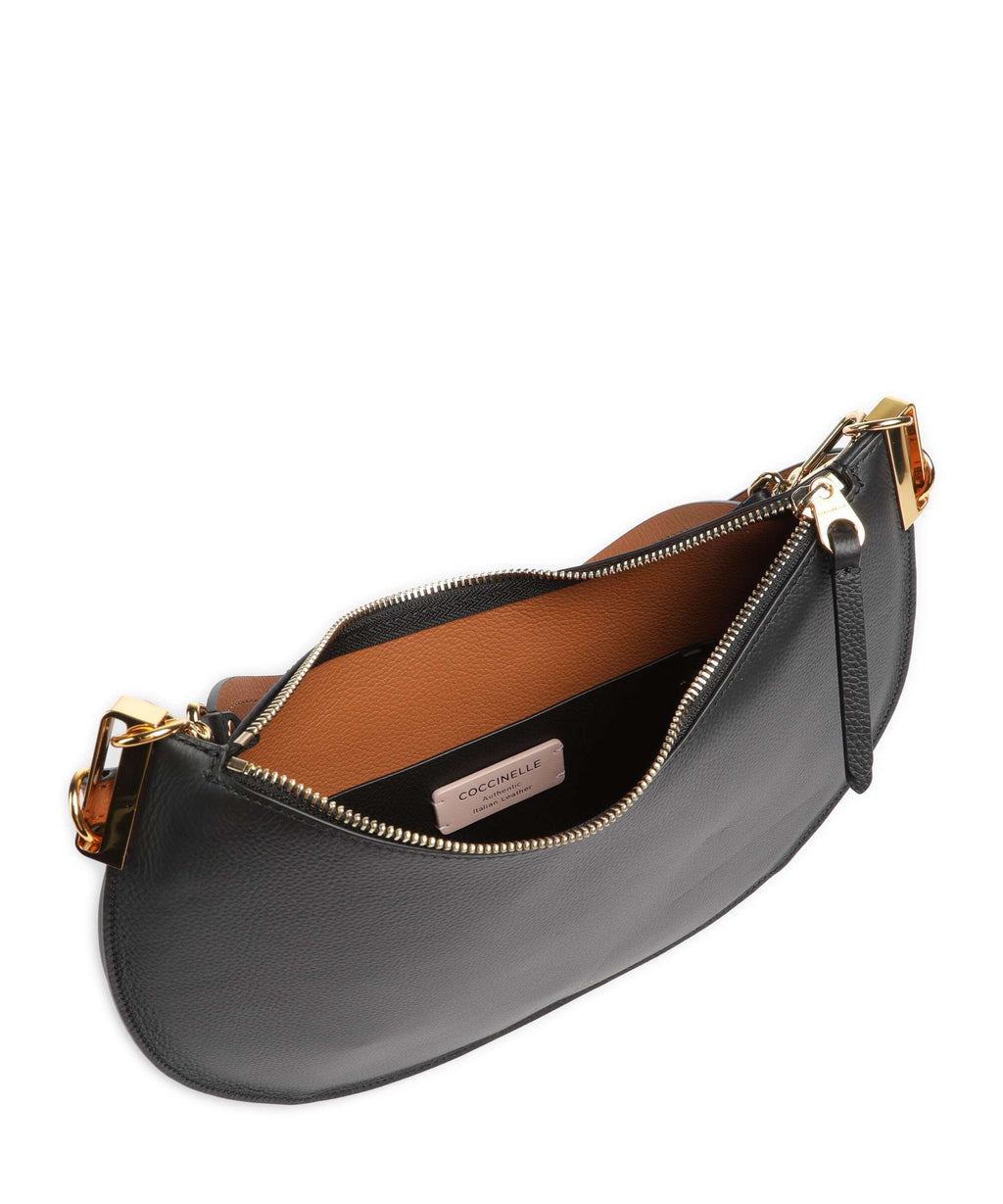 Coccinelle Sunup Hobo bag noir/cuir