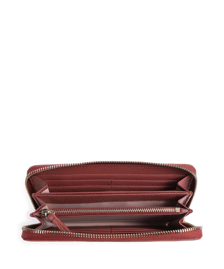 Coccinelle Metallic Soft Wallet brandy