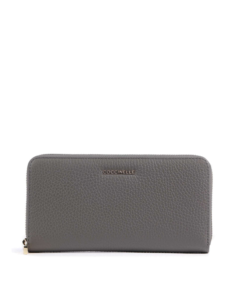 Coccinelle Metallic Soft Wallet grafite
