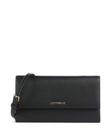 Coccinelle Metallic Soft Plånbok noir