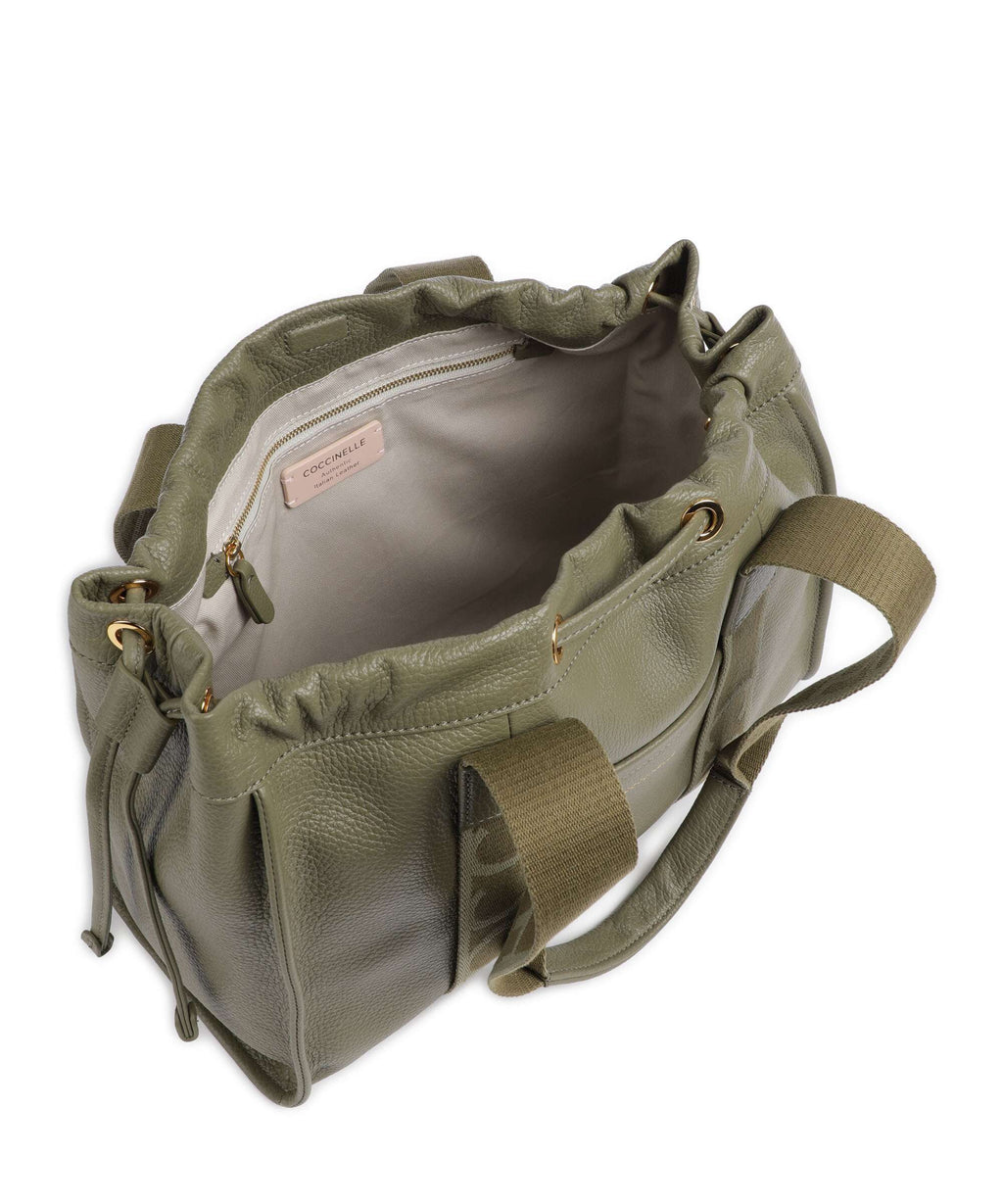 Coccinelle Signature 2Day Tote bag laurel green