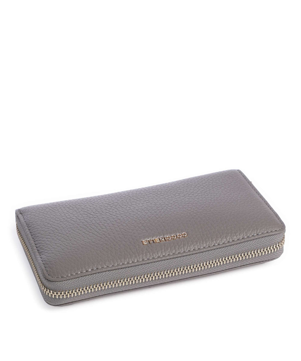 Coccinelle Metallic Soft Wallet grafite