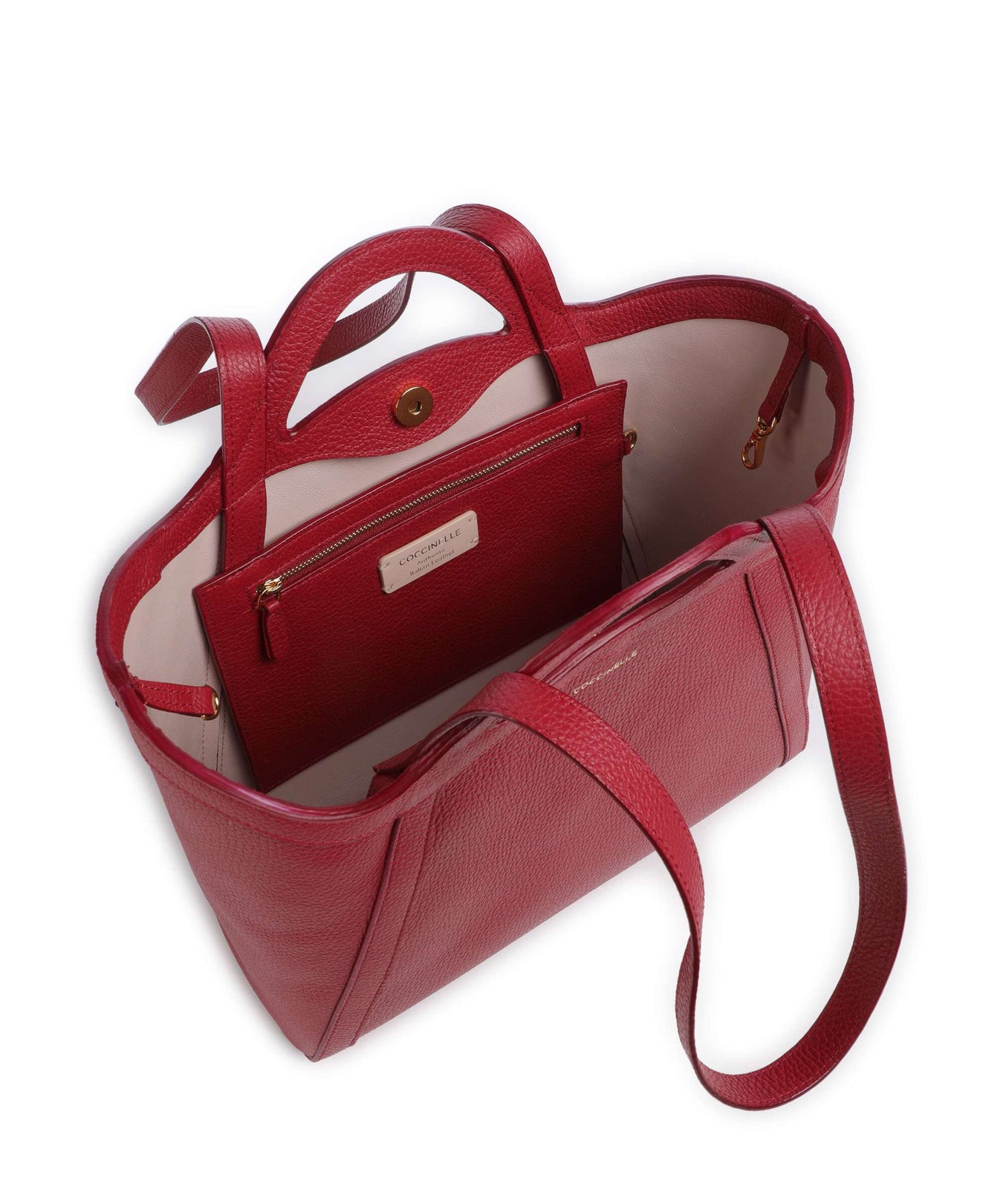 Coccinelle Amalia Tote bag sangria