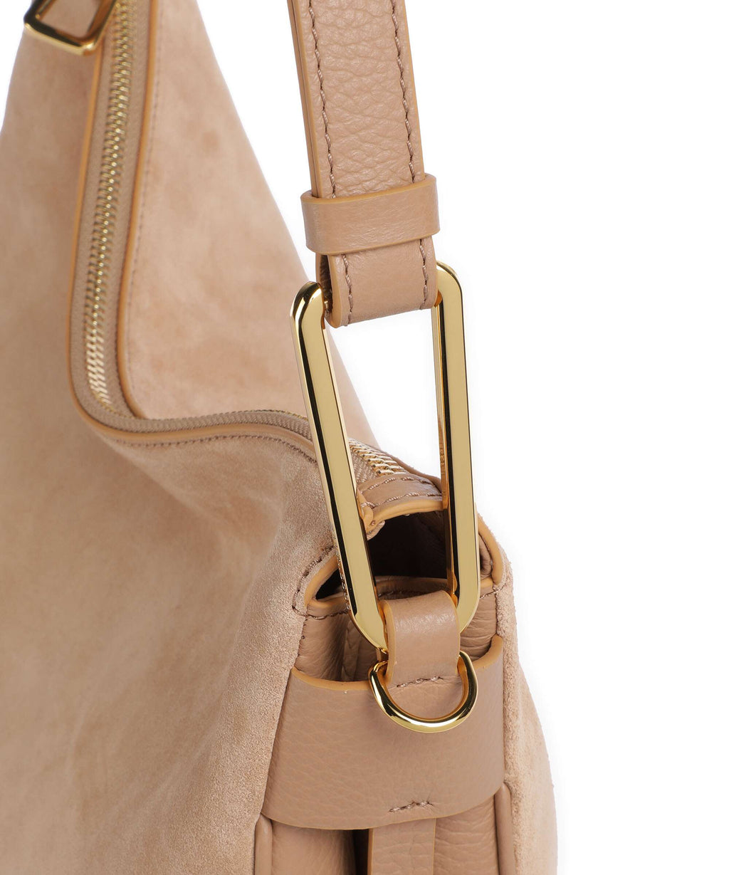 Coccinelle Magie Suede Hobo bag skin
