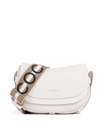 Coccinelle Raquel Crossover väska blanco/skin
